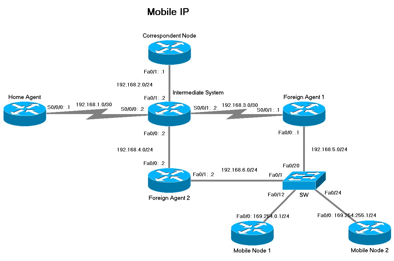 Mobile IP Network 